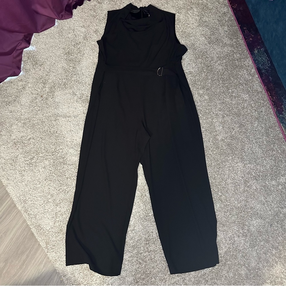Black Dressy Jumpsuit, 22W